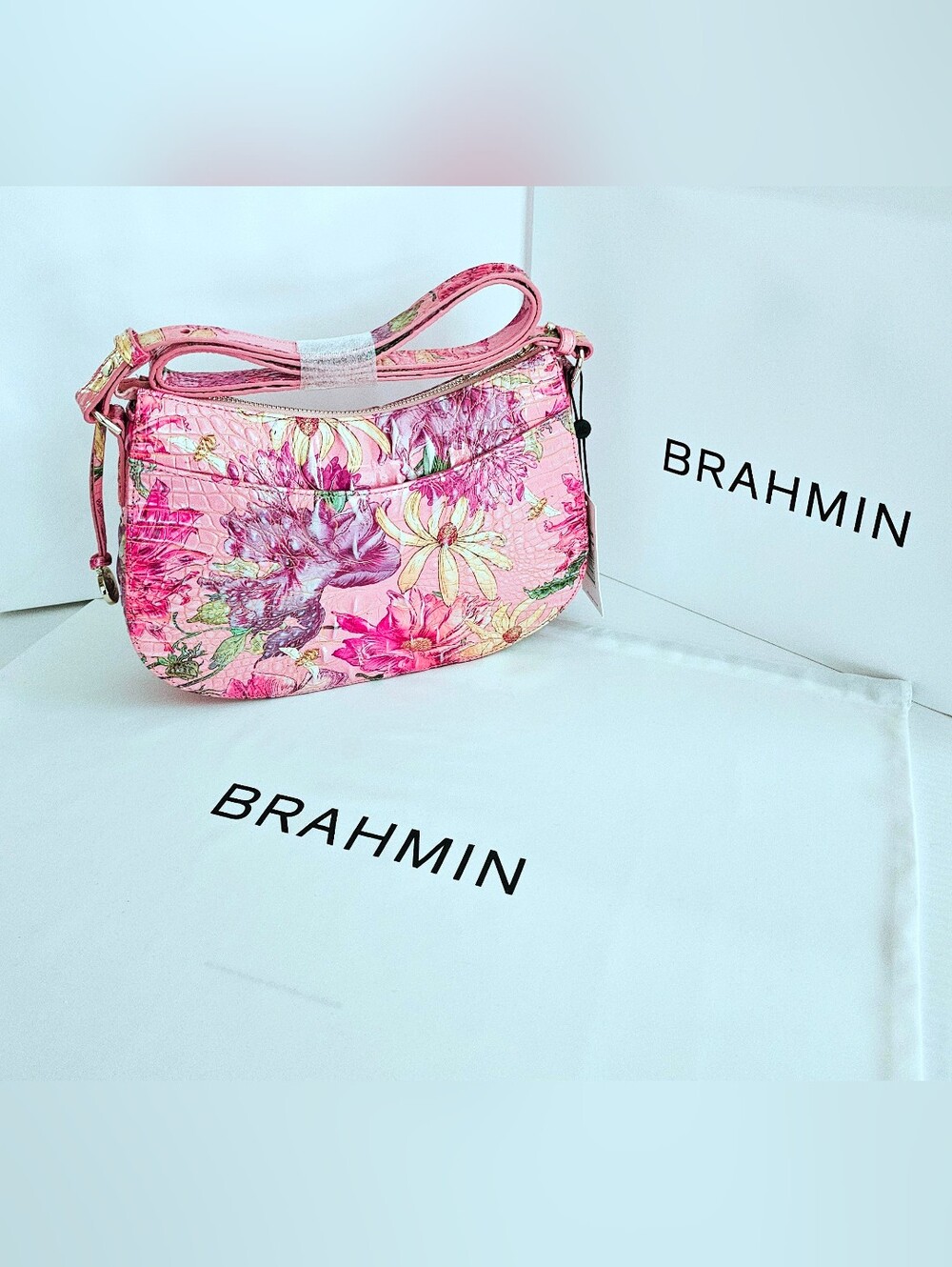 NWT Brahmin PERENNIAL Shayna w/Ady Wallet - Picture 7 of 15